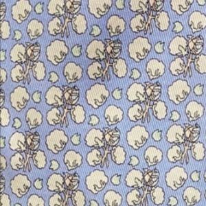 Vineyard Vines men’s tie cotton boll print